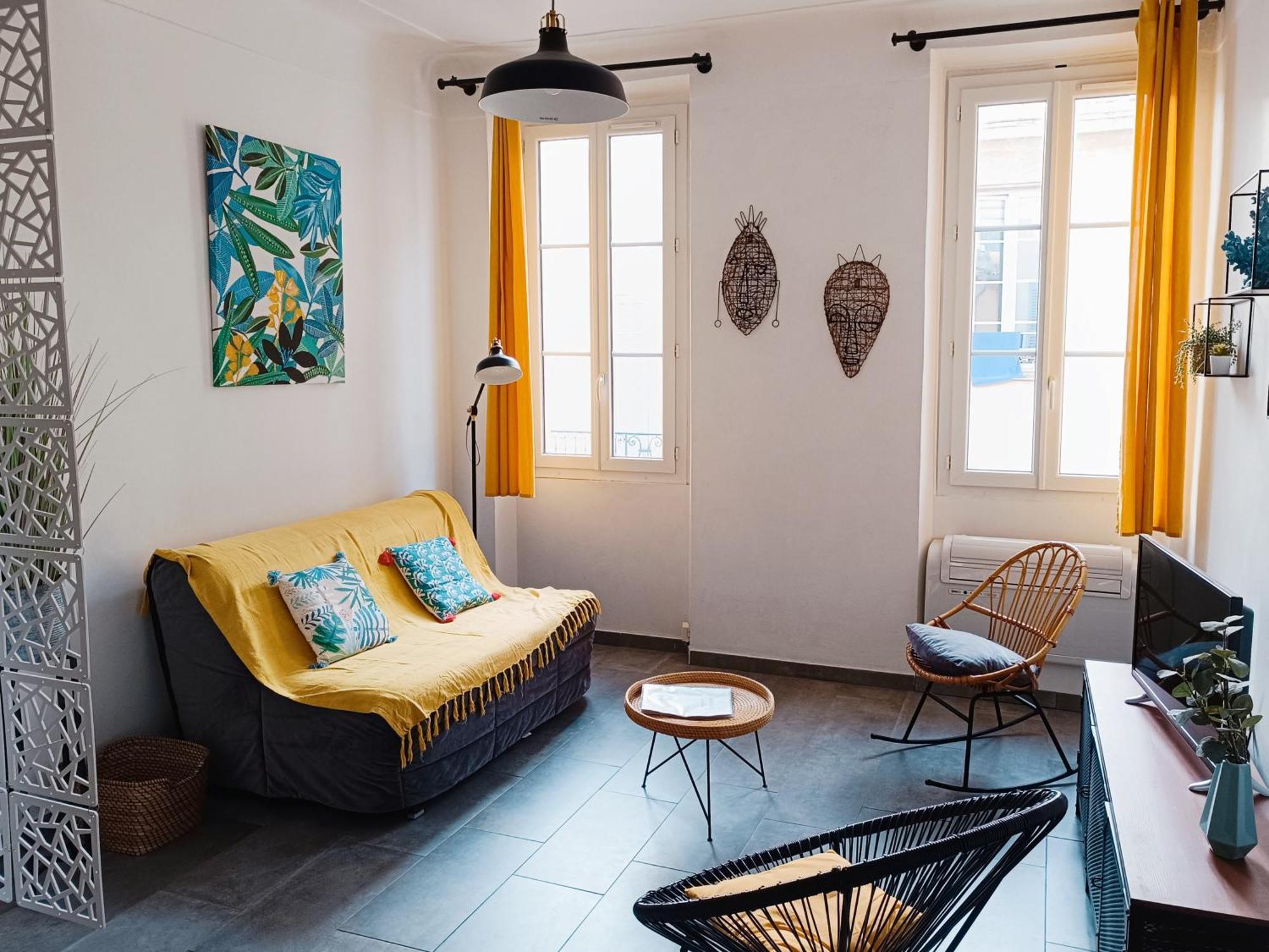 Grand 2 Pieces Renove Climatise, Vieil Antibes, Proche Port Apartment ภายนอก รูปภาพ